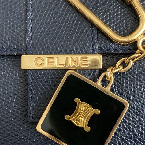 celine keyring|luxury key ring.